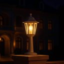 Ver imagem 4 de 12 Balizadores Clássicos Brancos Luminárias Chão Jardim Lente Transparente Grego Dital