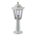 Ver imagem 1 de 12 Balizadores Clássicos Brancos Luminárias Chão Jardim Lente Transparente Grego Dital