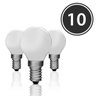 Kit 10 Lâmpadas Bolinha BG-45 Leitosa E-14 40W 127V Toplux - 4