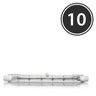 Kit 10 Lâmpadas Halógena Palito 300W 220V 01303 - 2