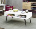 Ver imagem 4 de Mesa de Centro Retrô 2 Nichos Branco