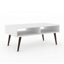 Ver imagem 1 de Mesa de Centro Retrô 2 Nichos Rt 3064 Branco