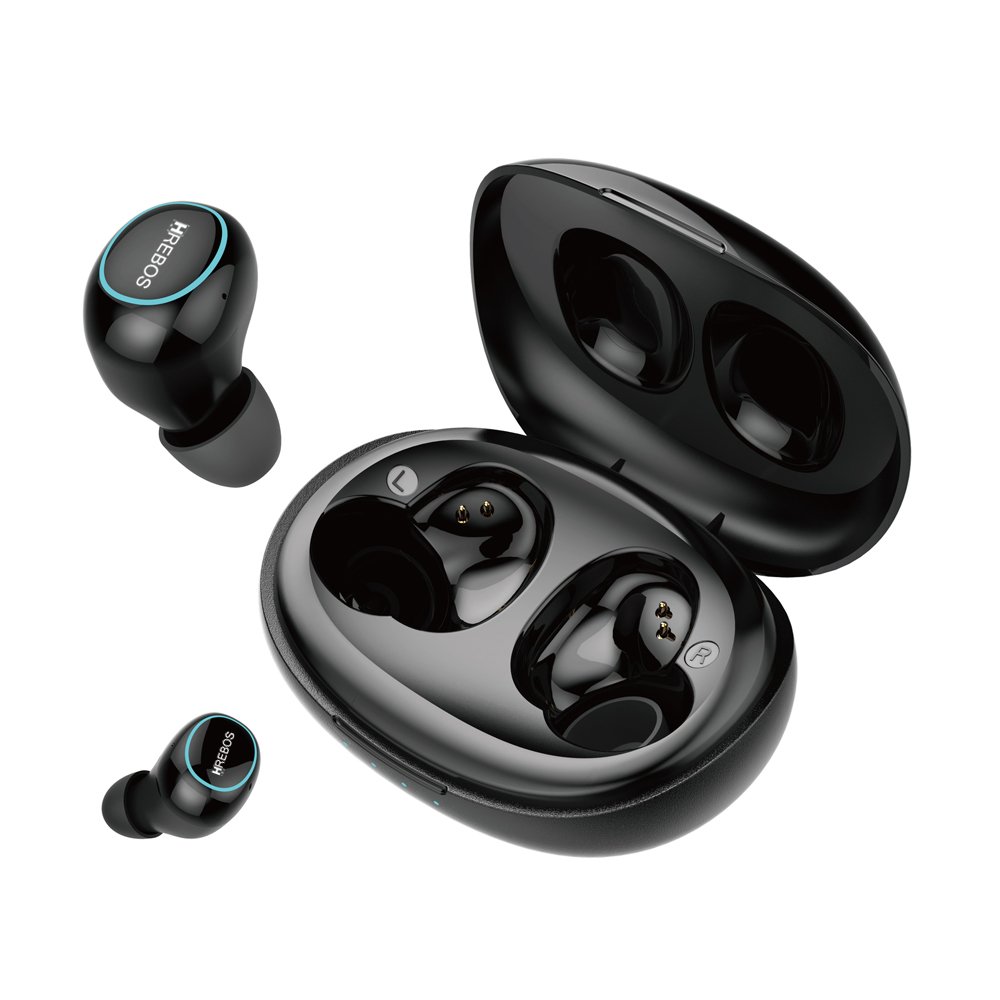 Fone Hrebos True Wireless Sports Earbuds Hs 601 a Prova D'Água