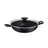 Frigideira Wok em Aluminio com Revestimento Interno e Externo Antiaderente Starflon Max Grafite 28cm - 1