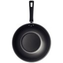 Ver imagem 2 de Frigideira Wok em Aluminio com Revestimento Interno e Externo Antiaderente Starflon Max Grafite 28cm