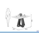 Ver imagem 2 de Mesa Sala Jantar Celeste + 4 Cadeiras Julia Freijo DJ Móveis