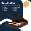 Ver imagem 6 de Cama Box Baú com Colchão Gazin de Espuma D28 Double Face Force Plus Queen 158cm