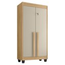 Ver imagem 2 de Armário Multiuso Sapateira Rv Paris com Chave Cinamomo Off White