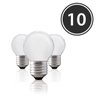 Kit 10 Lâmpadas Bolinha BG-45 Leitosa E-27 40W 220V Toplux - 4
