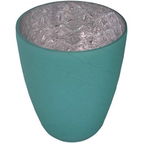 Vaso Decorativo de Vidro Inside Mirrored 14,6cm x 15,2cm Urban - 1