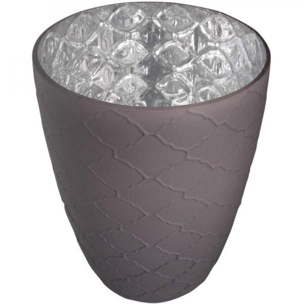 Vaso Decorativo de Vidro Inside Mirrored 14,6cm x 15,2cm Urban - 1