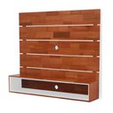 Ver imagem 1 de Painel Abel na Cor Natural com Laca Branco 134cm - 59592