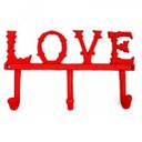 Ver imagem 1 de Cabideiro Ferro Love 14cmx24,4cmx13,3cm