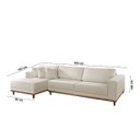 Ver imagem 6 de Sofá Cronos 03 Metros Chaise Lado Esquerdo Meu Sofá Online