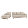 Sofá Cronos 03 Metros Chaise Lado Esquerdo Meu Sofá Online - 3