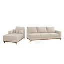 Ver imagem 3 de Sofá Cronos 03 Metros Chaise Lado Esquerdo Meu Sofá Online
