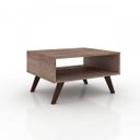 Ver imagem 1 de Mesa de Centro Nicho Retangular Retrô RT3020 Marrom