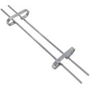 Ver imagem 1 de Kit 2 Suporte para Taças 39cm Cromado Decoração Adega Bar Vinho Cozinha Armário Organizador