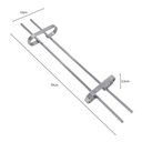 Ver imagem 3 de Kit 2 Suporte para Taças 39cm Cromado Decoração Adega Bar Vinho Cozinha Armário Organizador