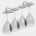 Ver imagem 6 de Kit 2 Suporte para Taças 39cm Cromado Decoração Adega Bar Vinho Cozinha Armário Organizador