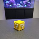Ver imagem 4 de Cubo Interrogação Porta Objetos C- Tampa 5 Cm 3d Mario Gamer Mesa Escritório Geek