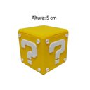 Ver imagem 5 de Cubo Interrogação Porta Objetos C- Tampa 5 Cm 3d Mario Gamer Mesa Escritório Geek