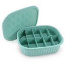 Ver imagem 4 de Organizador de Gavetas, Meias, Calcinhas, Bijuterias C- 10 Divisórias Linha Loft Turquesa