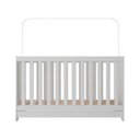 Ver imagem 5 de Berço 3 em 1 Vira Cama com Colchão Incluso Elza Multimóveis Mp4305 Branco