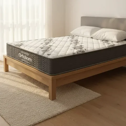 Colchão de Espuma D33 One Face Ortobom Airtech 100 Solteiro 78cm