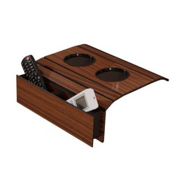 Bandeja Esteira para Braço Sofá Mel com Porta Controle - 5