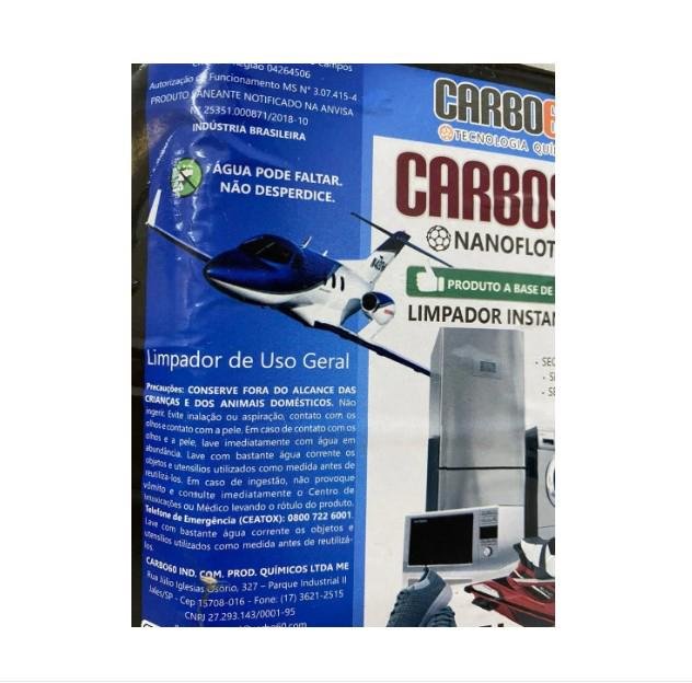 Carbosix Nanoflotador Limpador Instantâneo Uso Geral Carbo60 - 2