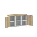 Ver imagem 4 de Armário para Escritório 2 Portas com Chave 121,5cm Linha PE40 Branco