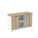 Ver imagem 2 de Armário para Escritório 2 Portas com Chave 121,5cm Linha PE40 Branco