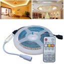 Ver imagem 1 de Fita de Led 3528 com 3 Cores de Luz Iluminação (frio, Quente e Morno) de 5m de 12v com Controlador e