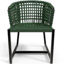 Ver imagem 6 de Kit 06 Cadeiras Decorativas Para Área Gourmet Cozinha Corda Náutica Belize D04 Verde - Lyam Decor