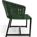 Ver mais imagens de Kit 06 Cadeiras Decorativas Para Área Gourmet Cozinha Corda Náutica Belize D04 Verde - Lyam Decor