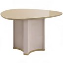 Ver imagem 7 de Mesa de Jantar 6 Lugares Orgânica Tampo com Vidro 136cm Lavie D05 Off White Dourado - Lyam Decor