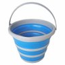 Balde Retrátil Dobrável 10 Litros Azul - 1