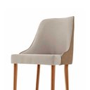 Ver imagem 7 de Conjunto com 2 Cadeiras Esmeralda em Madeira Maciça para Sala de Jantar Moderna Mobília