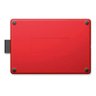 Mesa digitalizadora Wacom One by Wacom CTL-472 preta e vermelha - 2