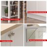 Bancada Gourmet Ilha Cozinha Ditália 2 Portas Cd-1028 Cor:branco - 7