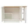 Bancada Gourmet Ilha Cozinha Ditália 2 Portas Cd-1028 Cor:branco - 6