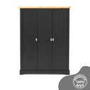 Ver imagem 4 de Guarda Roupa Solteiro 3 Portas Toledo