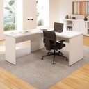 Ver imagem 1 de Mesa de Escritório em L F5 Office Moderno MDP 150cm Branco F5 Office
