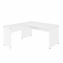 Ver imagem 3 de Mesa de Escritório em L F5 Office Moderno MDP 150cm Branco F5 Office
