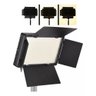Kit Painel Iluminador 1064 Led Fotografia e Vídeo Controle Remoto Tripé Fonte - 6