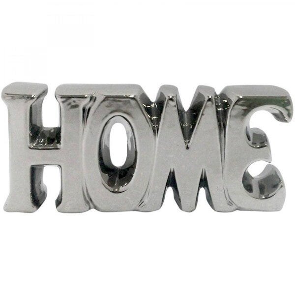 Decorativo Cerâmica Capslock Letter Home 9cmx18,5cmx3,7cm - 1