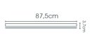 Ver imagem 6 de Luminaria T5 Led 15w 90cm Calha Sobrepor Branco Frio Bivolt