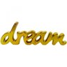 Decorativo Cerâmica Hadwrittig Letter Dream 15cmx43,5cmx3,7cm - 1