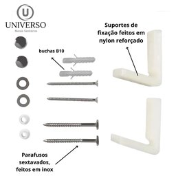 Kit Parafuso Fixação Lateral Privada Vaso e Bide Cromado Par - 5